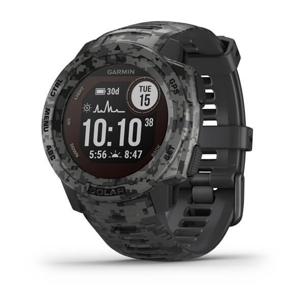SmartWatch Garmin Instinct Solar Camo - GPS, Glonass
