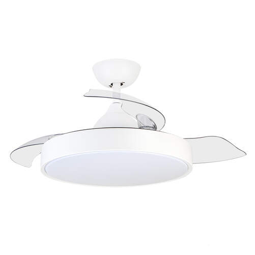 Ventilador Techo Orbegozo CP 119105 - Motor DC 35W, Aspa Retráctil 105cm, 6 Velocidades, Mando