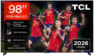 TV TCL 98" RGBMiniLED 98RM9L - 4K Ultra HD, Google TV, 144 Hz, Altavoces 240W, HDR10