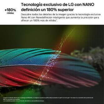 TV LG 65%%%quot; 65NU8E0B3LA UHD NANO A7 WEBOS26 HDR10PRO