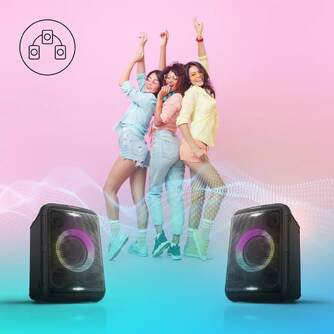 ALTAVOZ PANASONIC SCBMAX5EK 75W KARAOKE BAT20H