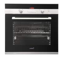 Horno multifunci&oacute;n Cata - 50 cm, Clase A, LED, Temporizador, Inox, Negro