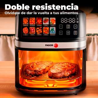 FREIDORA AIRE FAGOR  2200W 8L 2RESIST.