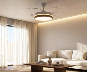 VENTILADOR TECHO RET ARTICA AVTECHR72BM BCO MD 72W
