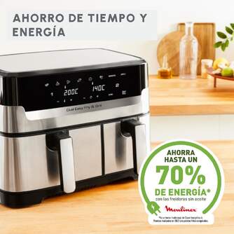 FREIDORA AIRE MOULINEX EZ905D 8,3L DUAL (5,2 3,1L)