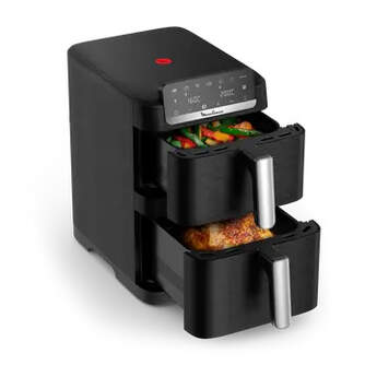 FREIDORA AIRE MOULINEX EZ7568 2700W 10L DOBLE VERT