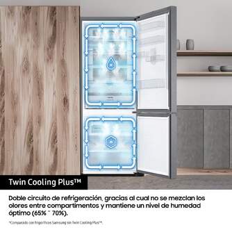 FRICOM. SAMSUNG RB38C776ASR/EF 203x60 DSP INOX