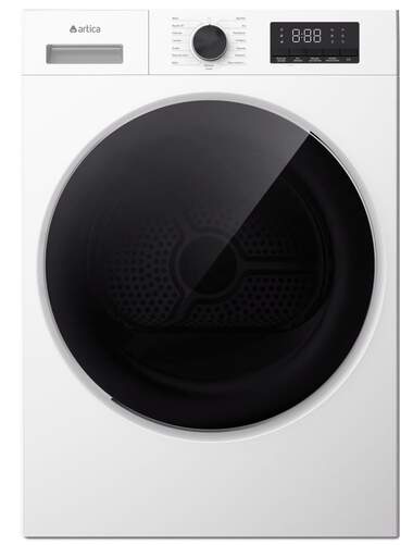 Secadora Bomba Calor Artica ADRYPLUS8EB - 8 kg, Luz interior, Doble puerta, Clase E, Blanca