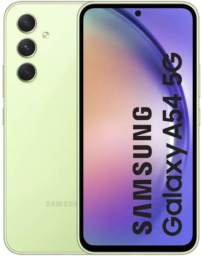 Samsung Galaxy A54 5G 8/128GB Verde - 6.4" FHD+ 120Hz, Exynos 1380, NFC, 50+12+5/32Mpx, 5000mAh 25W