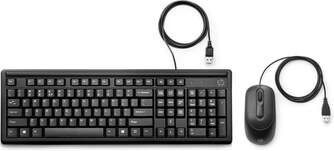 TECLADO   RATON HP WIRED 160SP 6HD76AA