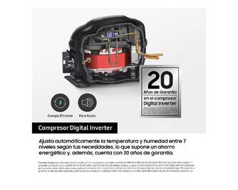 CONG.VER SAMSUNG RZ32C7CDEWWEF 186x60 1P NF BLANCO