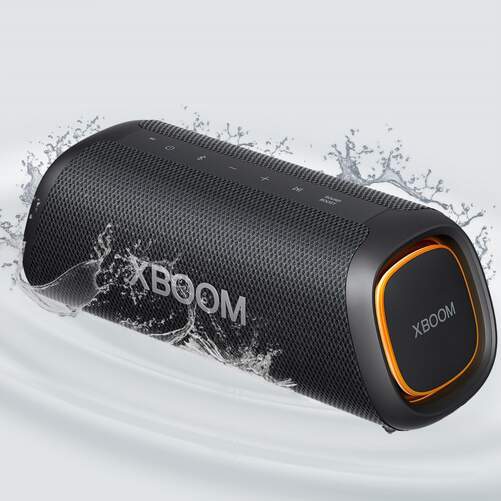 Altavoz LG XBOOM Go XG7QBK - 40W, Batería 24 horas, BT 5.1, IP67, Luces LED, Sound Boost