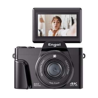 CAMARA ENGEL EC3000B 4K ESTABILIZAD WIFI 3%%%quot; NEGRA