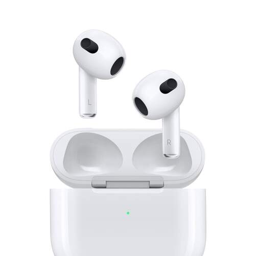 AirPods (3 Gen.) MagSafe Blancos - Autonomía 30h, IPX4, Bluetooth 5.0, Chip H1, Micro, Acelerómetro