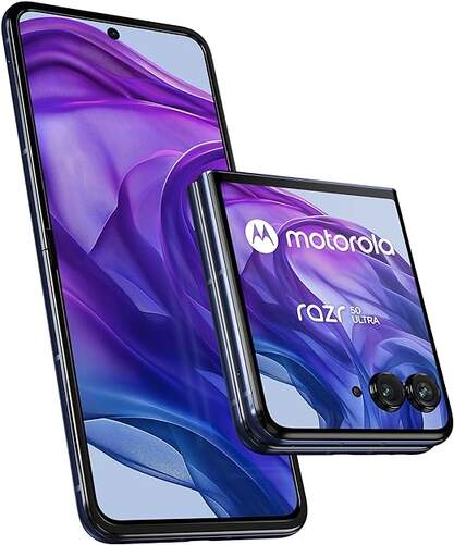 Motorola Razr 50 Ultra 12/512 GB Azul - Plegable, 6,9", C&aacute;mara doble 50 MP, Android 14, 4000 MP