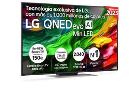 TV LG 55" QNED MiniLED 55QNED87A6B - 4K Ultra HD, ALFA8, WebOS 25, Dolby Digital 20W, HDR10