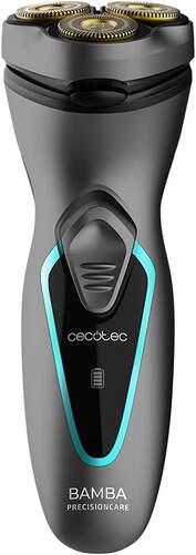Afeitadora Cecotec Bamba PrecisionCare Titanium PerfectCut - Batería 40min, Cabezal 3D