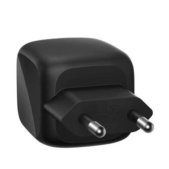 CARGADOR BELKIN 2XUSB C 50W GAN CARGA RAPIDA NEGRO