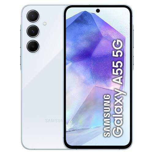Samsung Galaxy A55 5G - 8/128 GB, 6,6", Azul claro