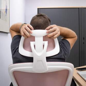 SILLA DE OFICINA WOXTER ERGO PINK  