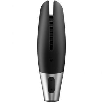 SATISFYER POWER MASTURBATOR BLACK SILVER