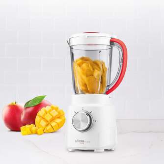 BATID. VASO UFESA CORAL 600W 1,5L 4CUCHI 