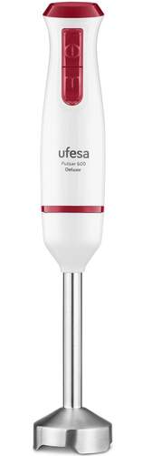 Batidora Mano Ufesa Pulsar Delux Max - 600W, Función Turbo, Accesorios, Varillas, Vaso, Picadora