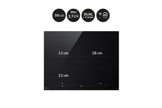 ENCIM. LG CI5Z2420BN 3F 59CM INDUCCI%%%#211;N SERIE 500