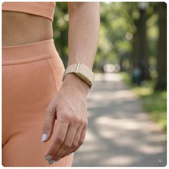 SMART BAND POLAR LOOP GEN2 GLD/BEI SIL S-M