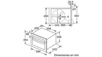 Horno Microondas Balay 3CW5179B0 | 60x45cm, 5 Funciones, 15 Recetas