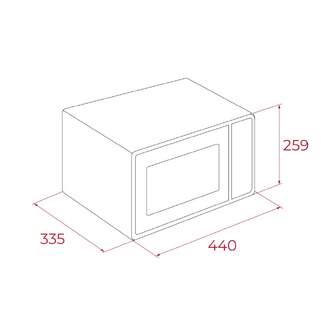 MICR. TEKA MWFS20G 20L GRILL NEGRO 112280007