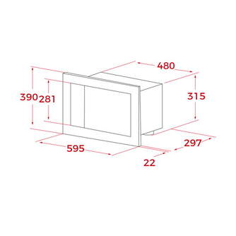 MICR. TEKA ML8210BIS BK CRISTAL 20L 112060008
