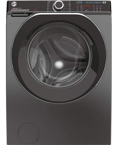 Lavadora Hoover HWP 48AMBCR/1-S - 8kg Clase A, 1400r, Inverter, Vapor, PowerCare, AutoCare, Gris