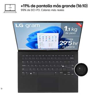 PORTATIL LG GRAM 14Z90S AP75P I7 ULTRA/16GB/512SSD