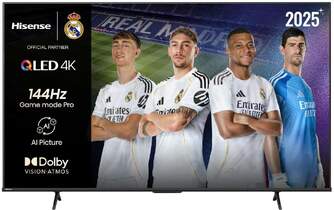 TV HISENSE 85%%%quot; 85E7Q PRO UHD QLED SMART TV 144HZ