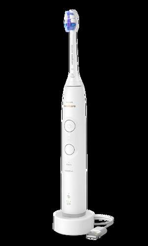 Cepillo Dental Philips  HX7400/01 Sonicare 6100 - Temporizador, Bater&iacute;a, 3 Velocidades, Blanco