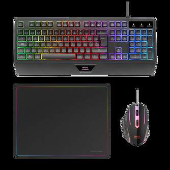 TECLADO RATON ALFOMBRILLA MARS GAMING