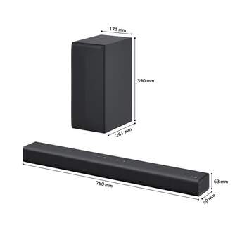 BARRASONIDO LG S60Q 2.1 300W DBDIGITAL BT HDMI