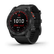 Garmin F&eacute;nix 7X Solar Negro - 1.4", Linterna, Pulse+OX, Mapas, Sensores ABC, G. Pay, 16GB, 10Atm