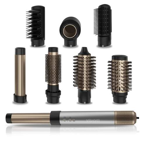 Moldeador Cecotec Bamba CeramicCare AirGlam Aluminum 03467 - 1400W, 3 velocidades, 3 temperaturas
