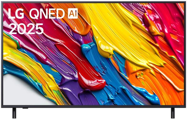 TV LG 55" 55QNED82A6B - 4K Ultra HD, QNED, Alfa7, WebOS 25, 20 W RMS, HDR10