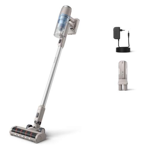 Aspirador Escoba Philips XC2011/01 - 21,6 V, Autonomía 40 Min, Ciclónico, Sin Bolsa, Gris, Azul
