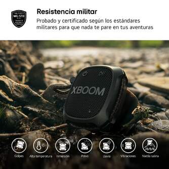 ALTAVOZ LG XG2TBK 5W BLUETOOTH IP67 10H