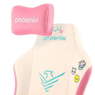 SILLA GAMING PHOENIX NOVA CUERO CREAM EDITION