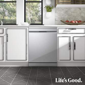 LVJ. LG DF375HVS 3%%%#186;B 6P 60CM QUADWASH INOX