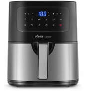 Freidora de Aire Ufesa Condor - 4,5 L, Digital, Temporizador, 1600 W, Inox, Negro