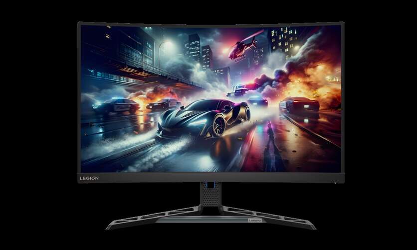 MONITOR LENOVO 27" LEGION R27QC-30 2,5K 180HZ - VA 180Hz Curvo FreeSync Altavoces Ajustable Negro