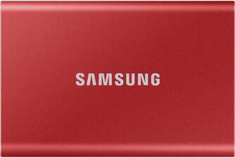 D. DURO SAMSUNG 1TB SERIE T7 MU-PC1T0R/WW SSD ROJO