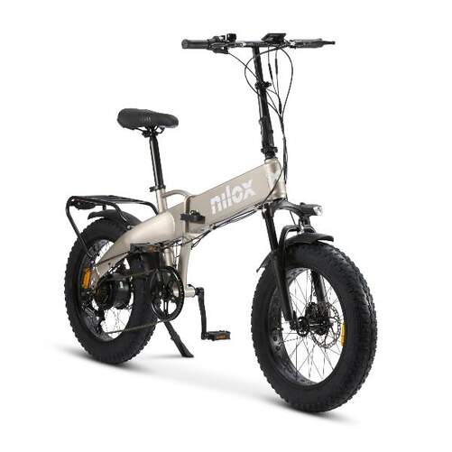 Bicicleta eléctrica Nilox X10 - 6 marchas, freno de disco, 36V, 250W, 13 Ah hasta 70 km