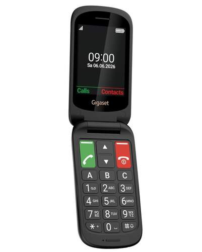 Tel&eacute;fono m&oacute;vil Gigaset GL40 4G - Negro, pantalla 2,8", c&aacute;mara, 1400 mAh